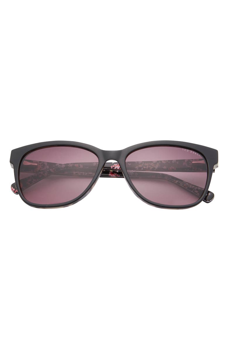 Ted Baker London 55mm Cat Eye Full Rim Sunglasses, Main, color,