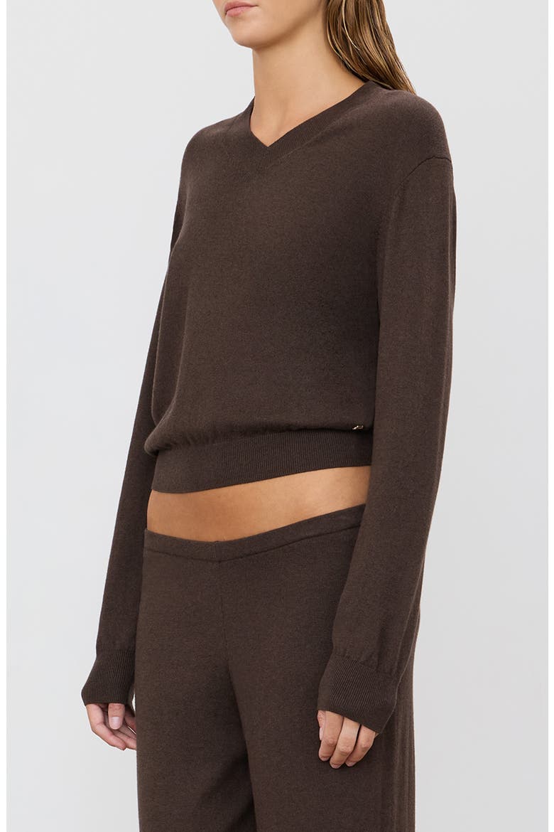 Lennox V-Neck Sweater, Alternate, color, MUSHROOM
