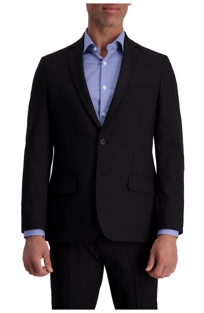 Louis Raphael Slim Fit Stretch Striated Solid Two Button Jacket, Main, color,