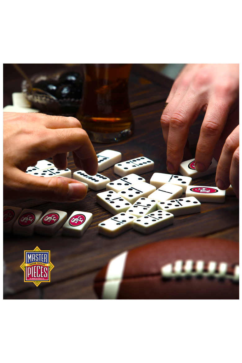 San Francisco 49ers Dominoes, Alternate, color, Multicolor