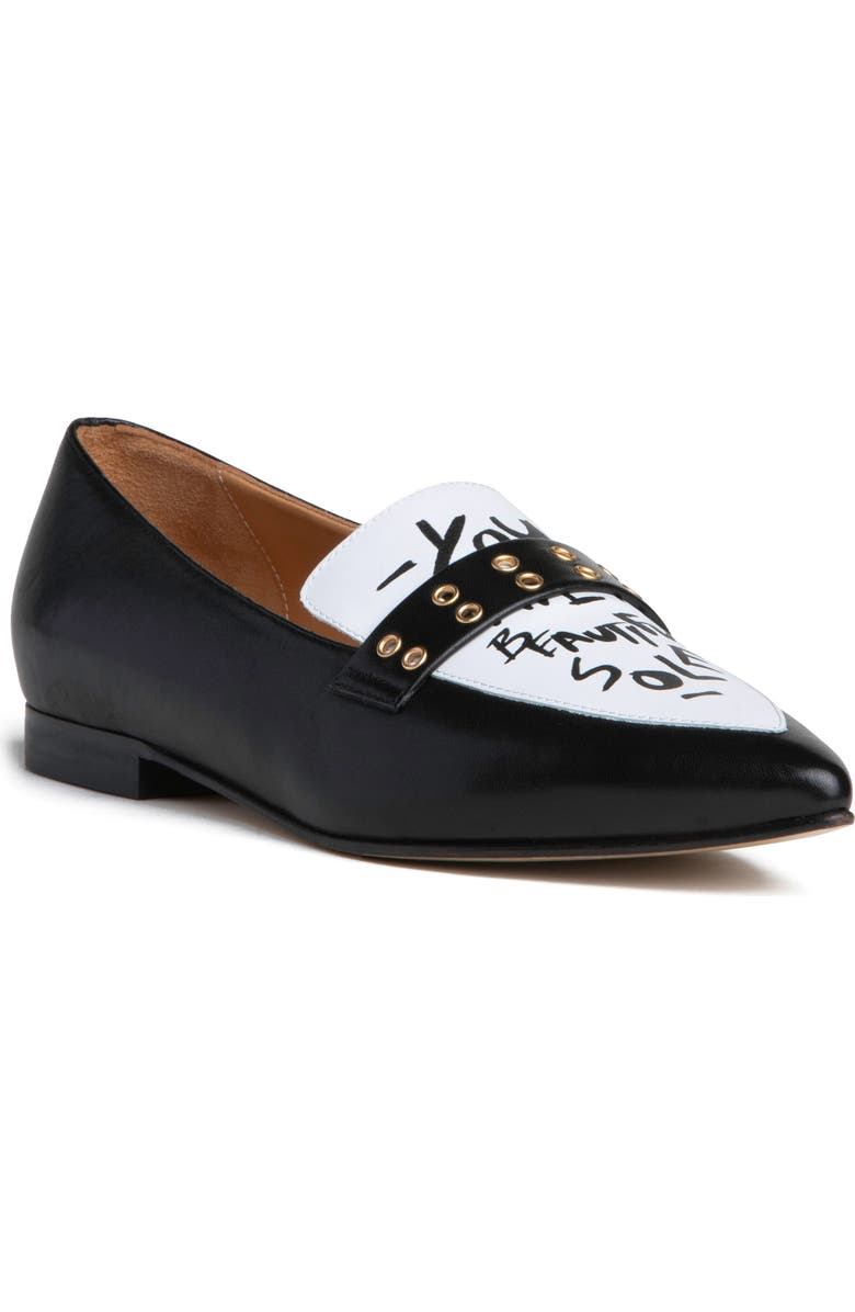 BEAUTIISOLES Cecily Pointed Toe Loafer, Main, color,