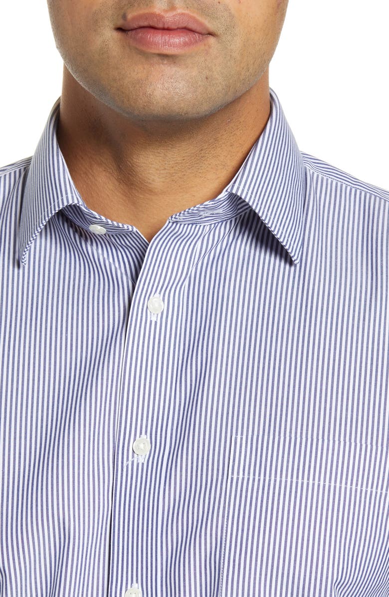 NORDSTROM MEN'S SHOP Smartcare Traditional Fit Stripe Dress Shirt, Alternate, color, 