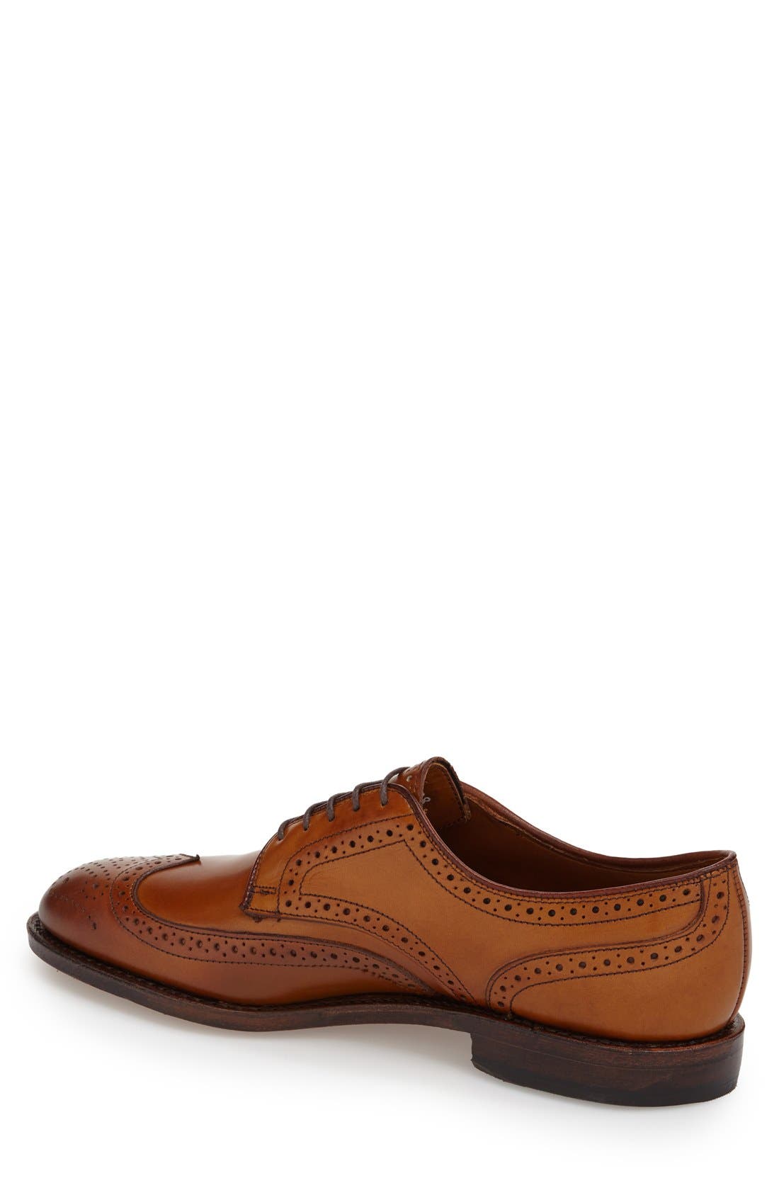 'Madison Park' Wingtip, Alternate, color, WALNUT LEATHER