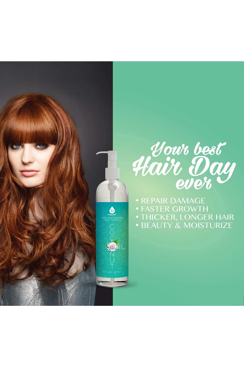 100% Pure & Natural Fractionated Coconut Oil, Alternate, color, Multicolor