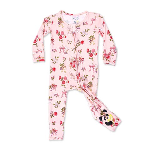 Baby Bows & Blooms Convertible Footie