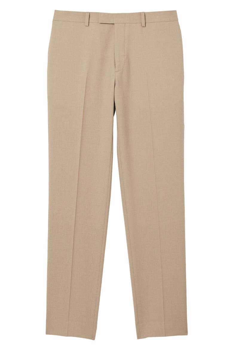 Wool suit trousers, Alternate, color, BEIGE