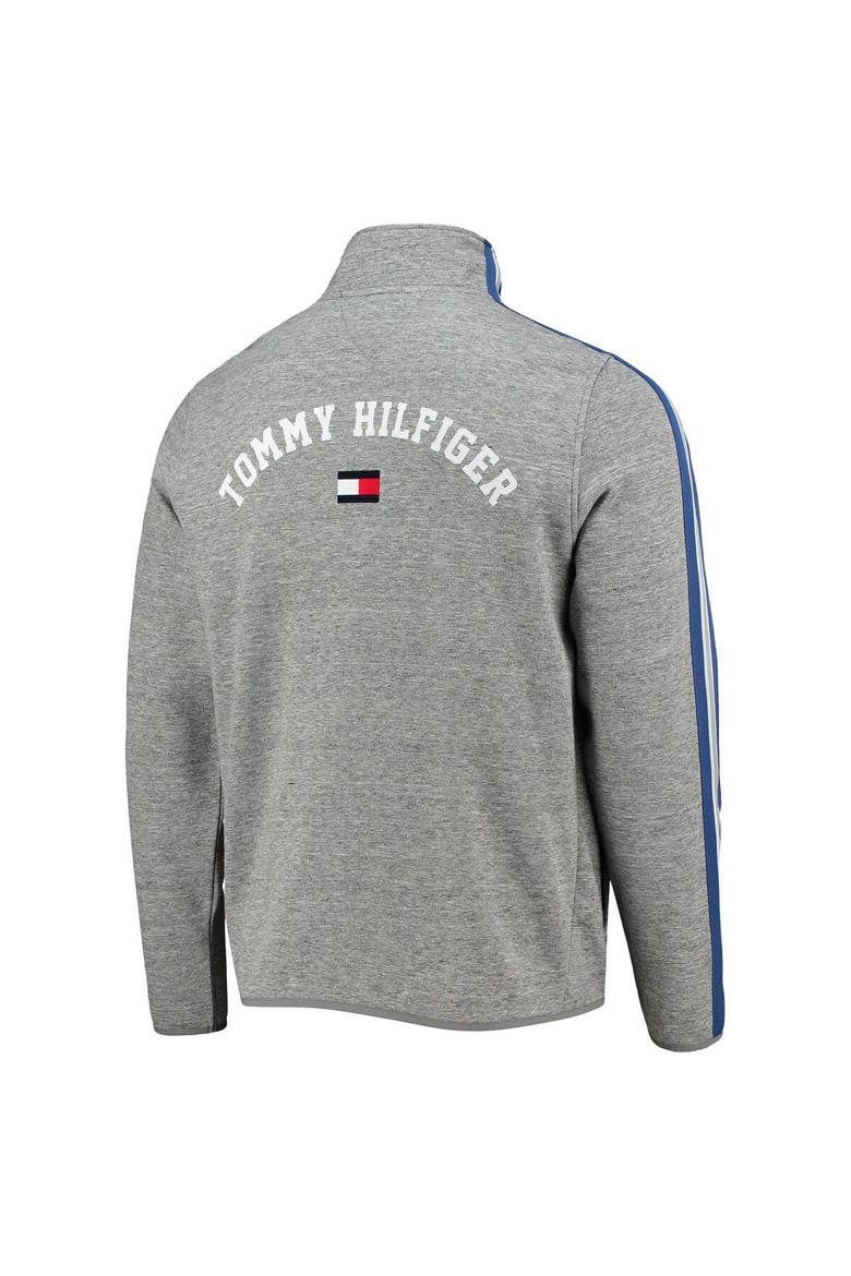 Men's Tommy Hilfiger Heathered Gray Tampa Bay Lightning Mario Quarter-Zip Jacket, Alternate, color, Heather Gray