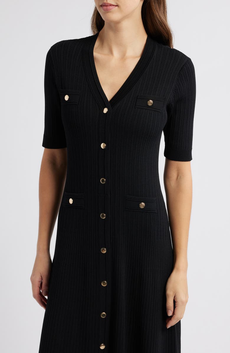 Anne Klein Rib Dress, Alternate, color, 