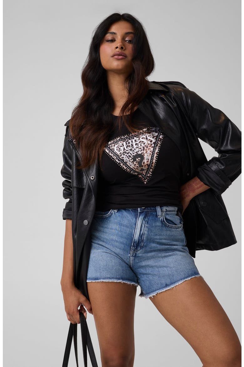Savanna Leopard Graphic T-shirt, Alternate, color, JBLACK-BLACK