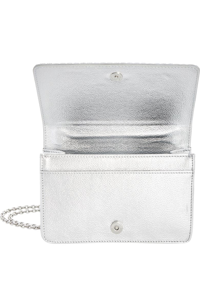 Judith Leiber Cricket Squares Crystal Embellished Clutch, Alternate, color,