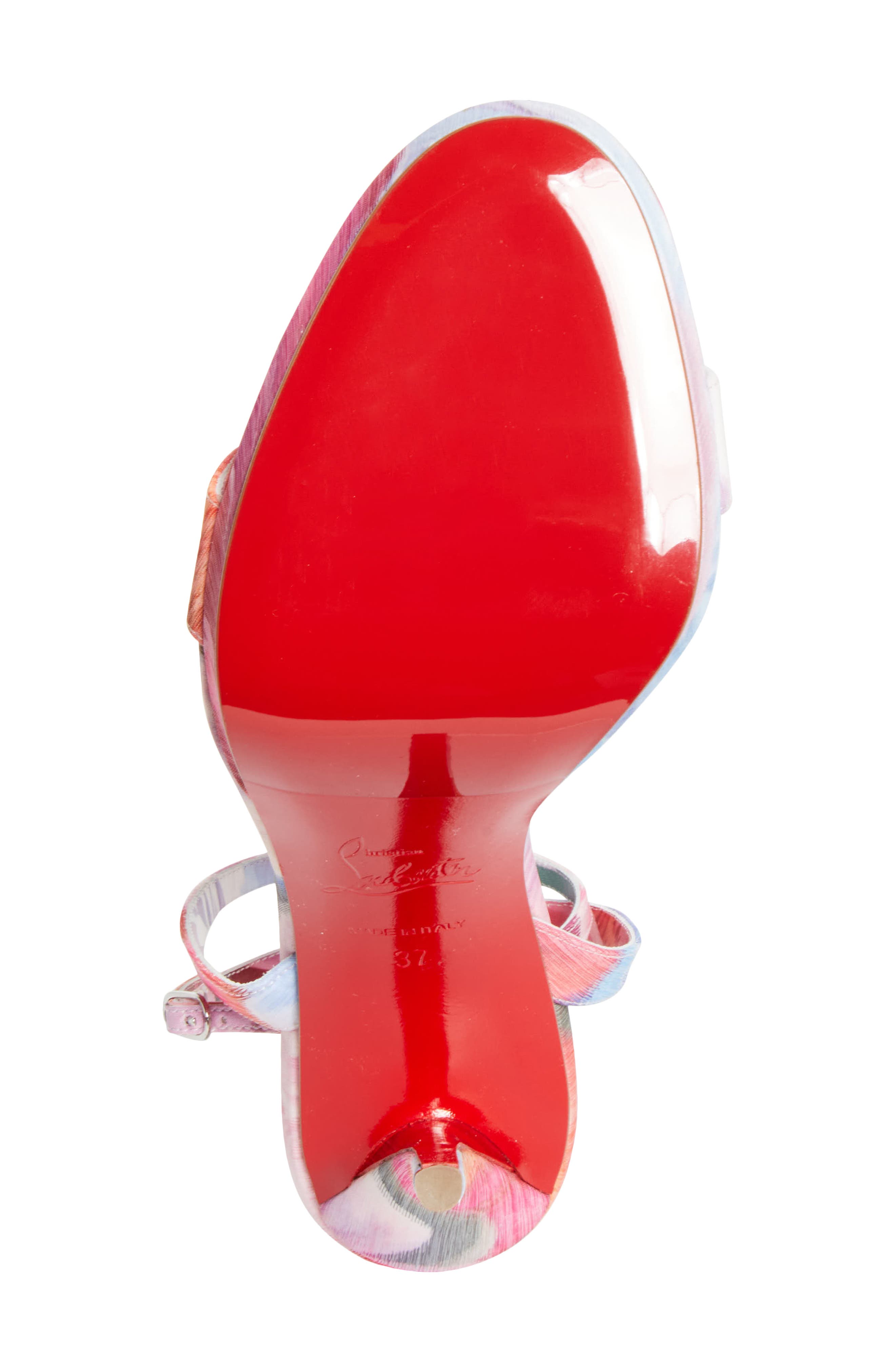 Christian Louboutin Miss Z Queen Slingback Pump, Alternate, color, Pink Multi