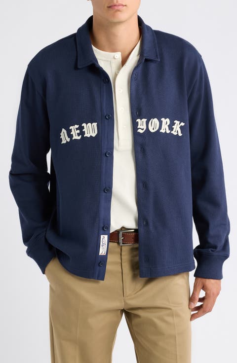 New York Richie Rugby Long Sleeve Button Up Shirt