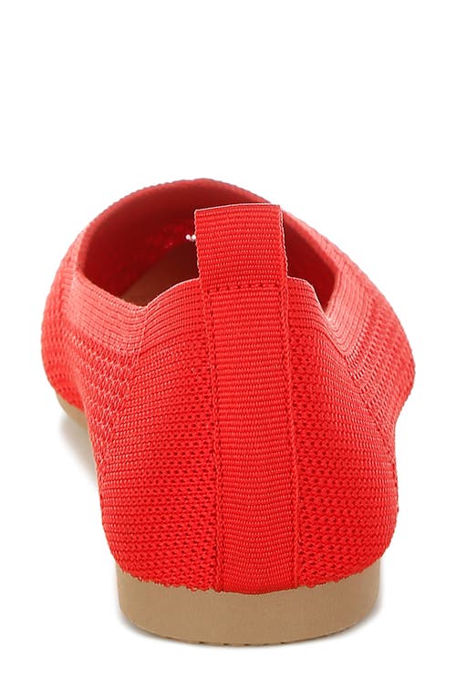 London Rag Selaris Flat In Red