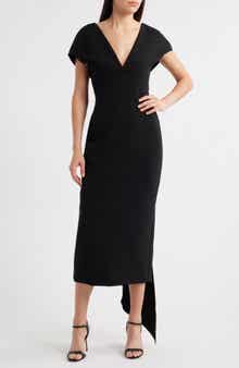 Amsale Crepe Cocktail Dress