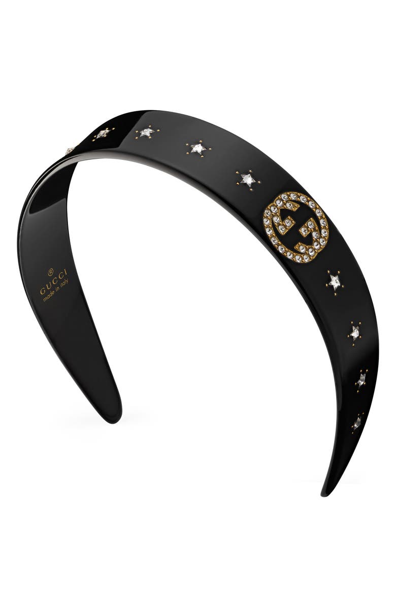 Gucci GG Star Headband, Main, color, 