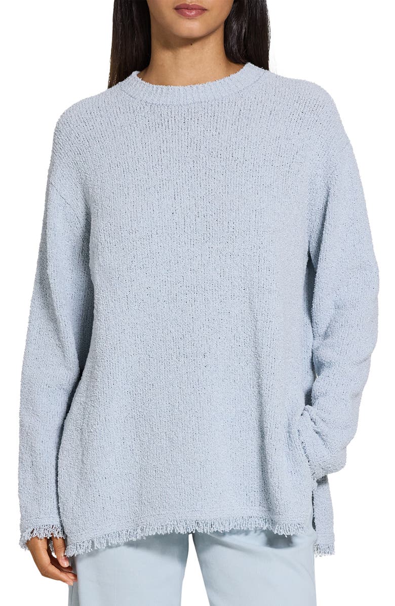 Theory Relaxed Organic Cotton Blend Terry Sweater, Main, color,