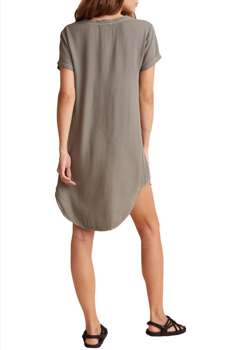 Bella Dahl V-Neck T-Shirt Dress, Alternate, color, Soft Army