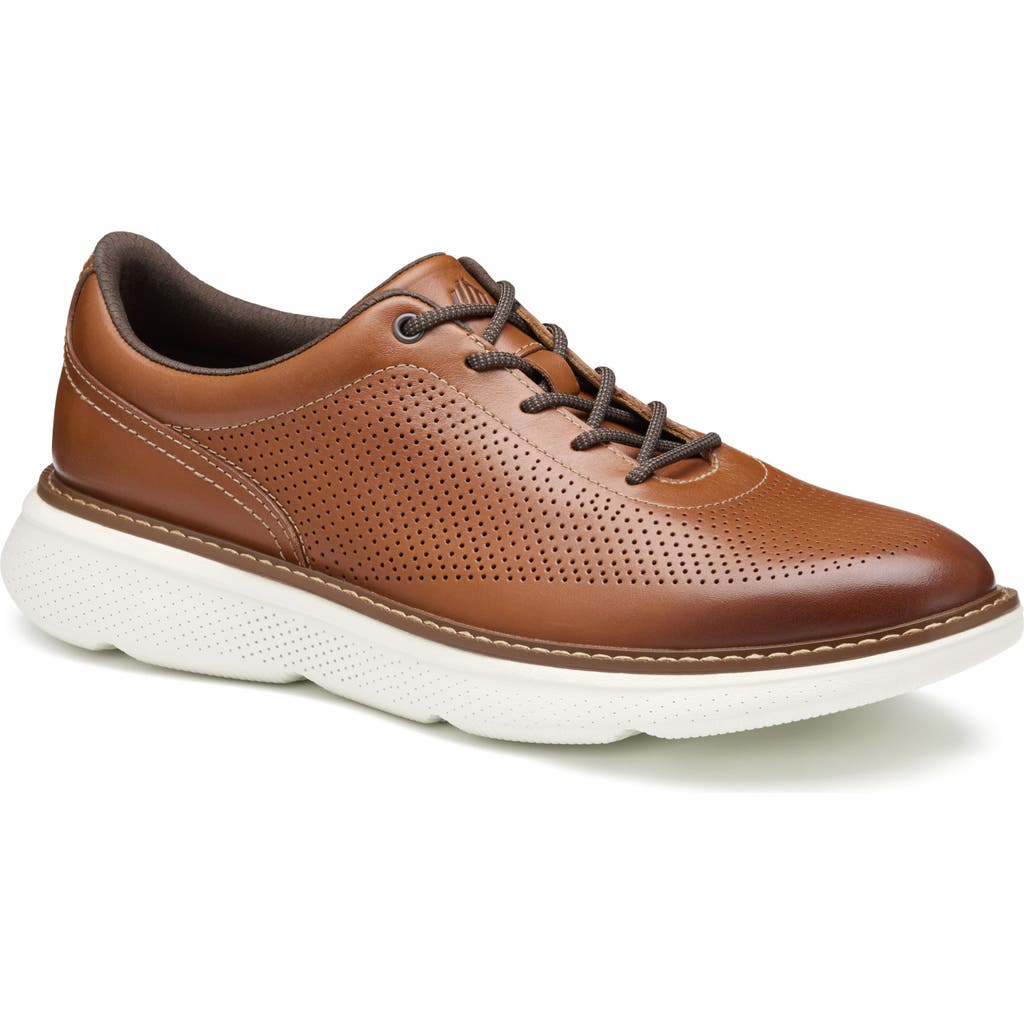 Johnston & Murphy Hayden Oxford In Tan Full Grain