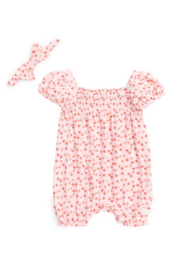 7 For All Mankind Babies'  Romper & Headband Set