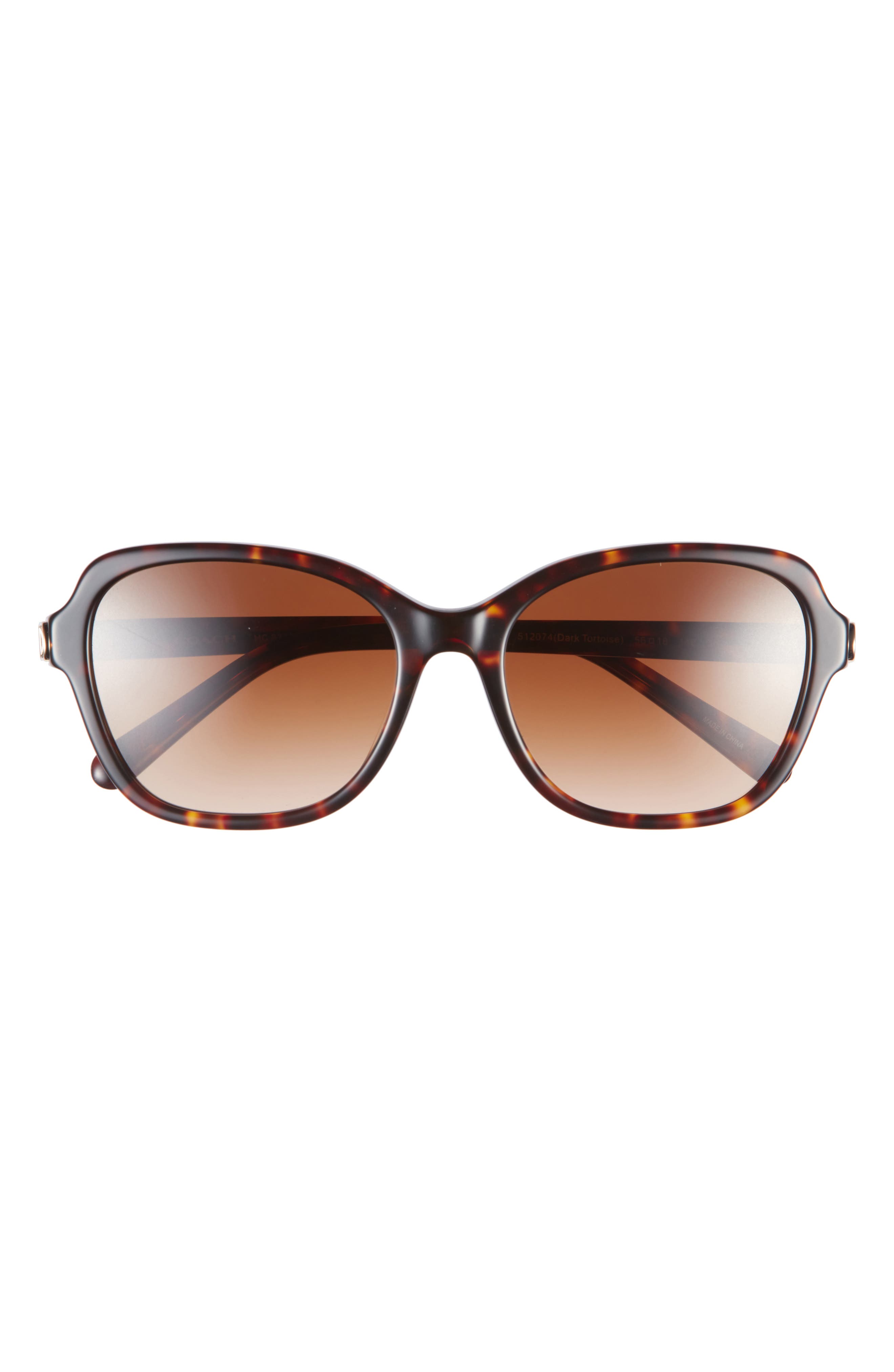 COACH 56mm Gradient Butterfly Sunglasses
