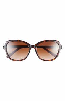 COACH 56mm Gradient Butterfly Sunglasses