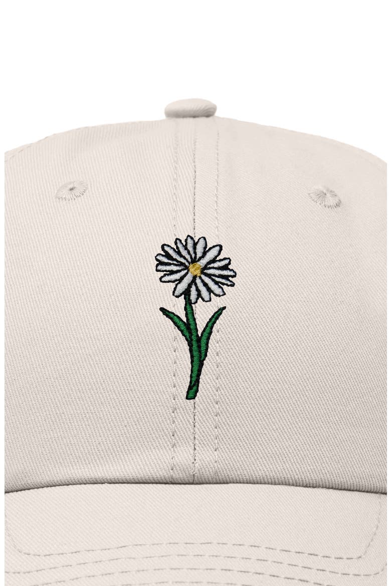 Daisy Embroidered Everyday Hat, Alternate, color, Beige