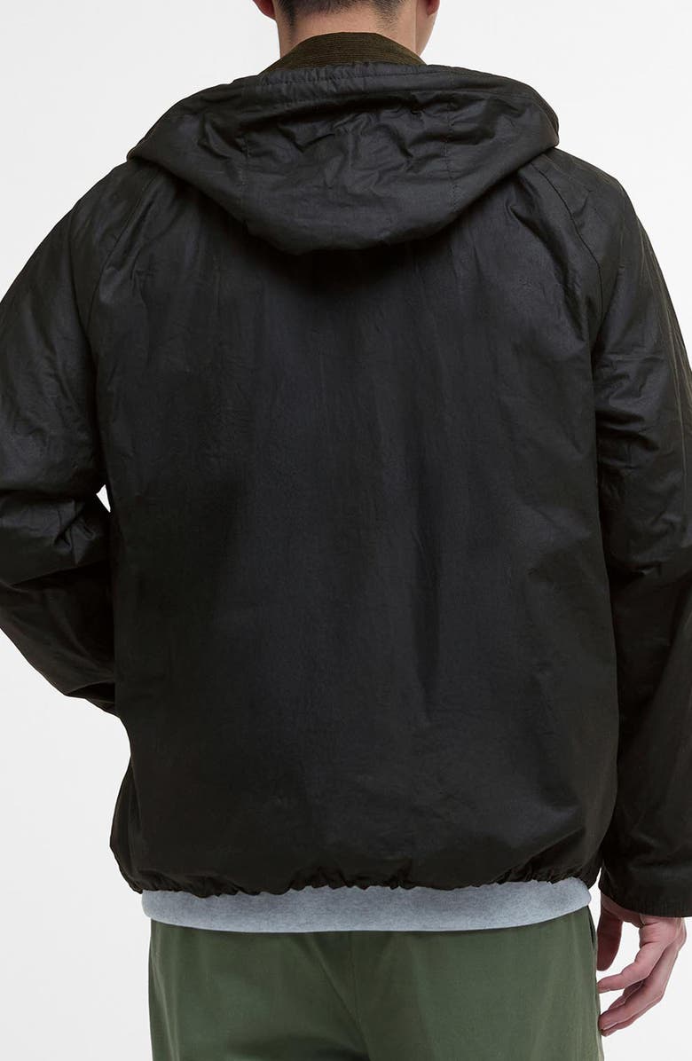 Barbour Solar Transport Waxed Cotton Hooded Jacket | Nordstromrack