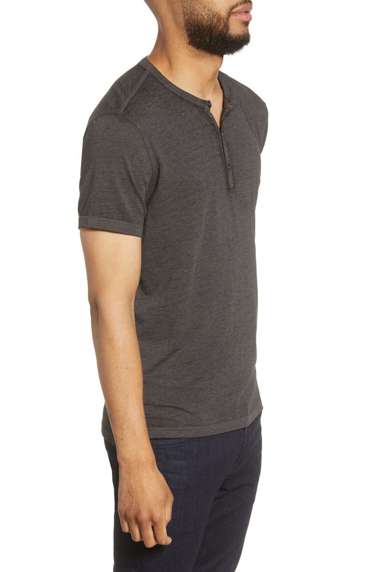 Regular Fit Henley T-Shirt, Alternate, color, CHARCOAL