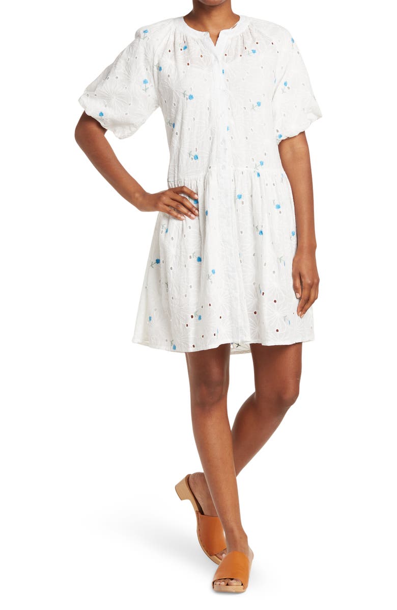 STITCHDROP Blossom Micro Print Dress, Main, color, 