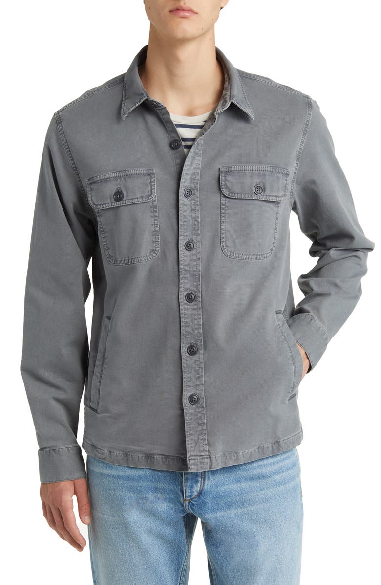 Faherty CPO Cotton Shirt Jacket, Alternate, color, 