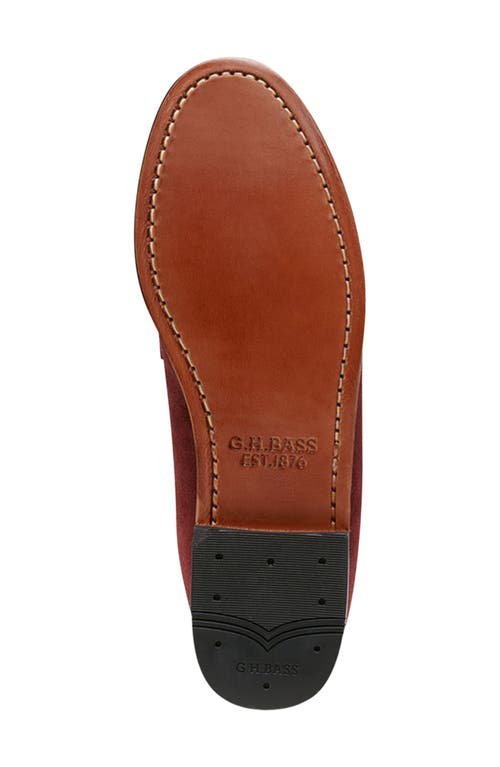 G.h.bass Willa Penny Loafer In Burgundy