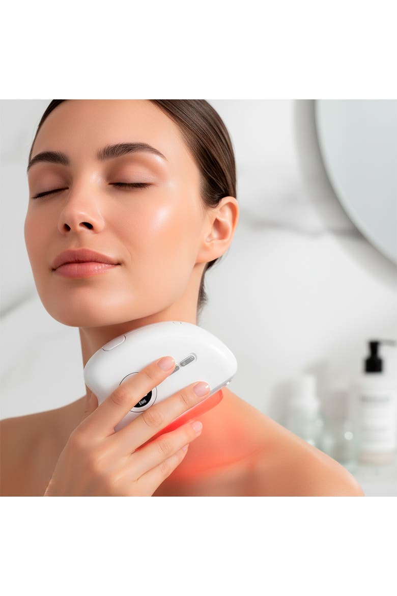 Ultimate 3-Piece LED Light Therapy & Face Sculpting System, Alternate, color, White