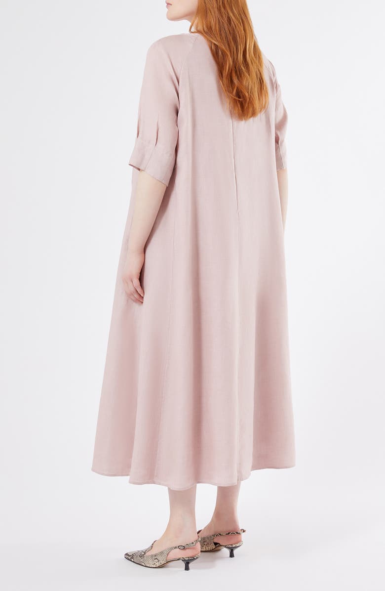 Marina Rinaldi Kiens Linen Shift Dress, Alternate, color, 