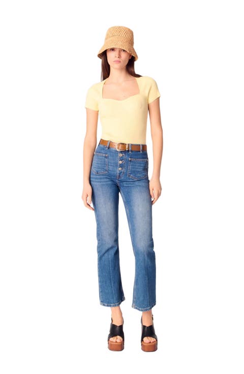 SALE *maje* ライトブルーメタリックツイードワンピース See all For Women | Maje