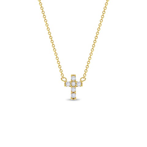 CZ Cross Women's Necklace