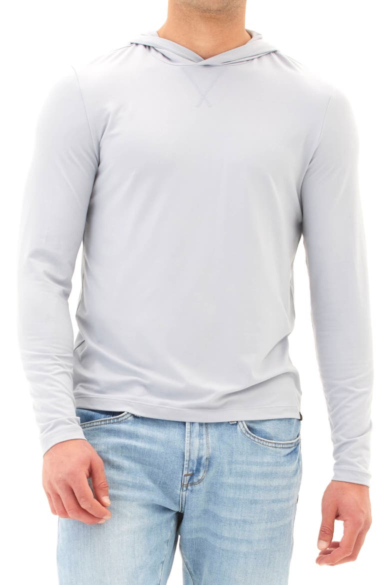 Malone T-Shirt Hoodie, Main, color, SEA MIST