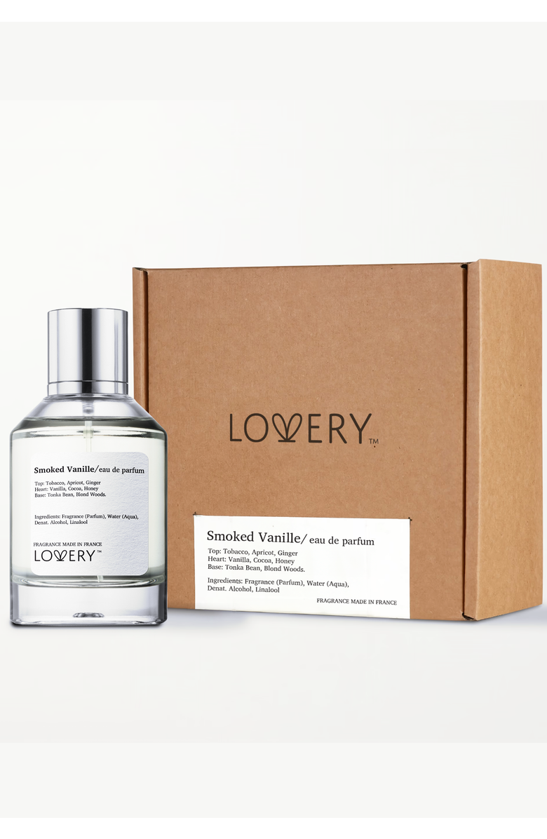 Lovery Smoked Vanille Eau de Parfum Fragrance, Alternate, color, Ivory / Silver