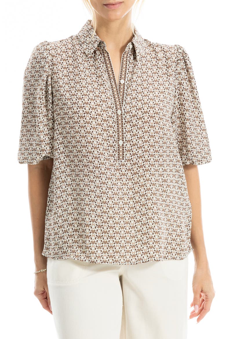 Elbow Sleeve Top, Main, color, SEAMIST/ACORN SM PETAL
