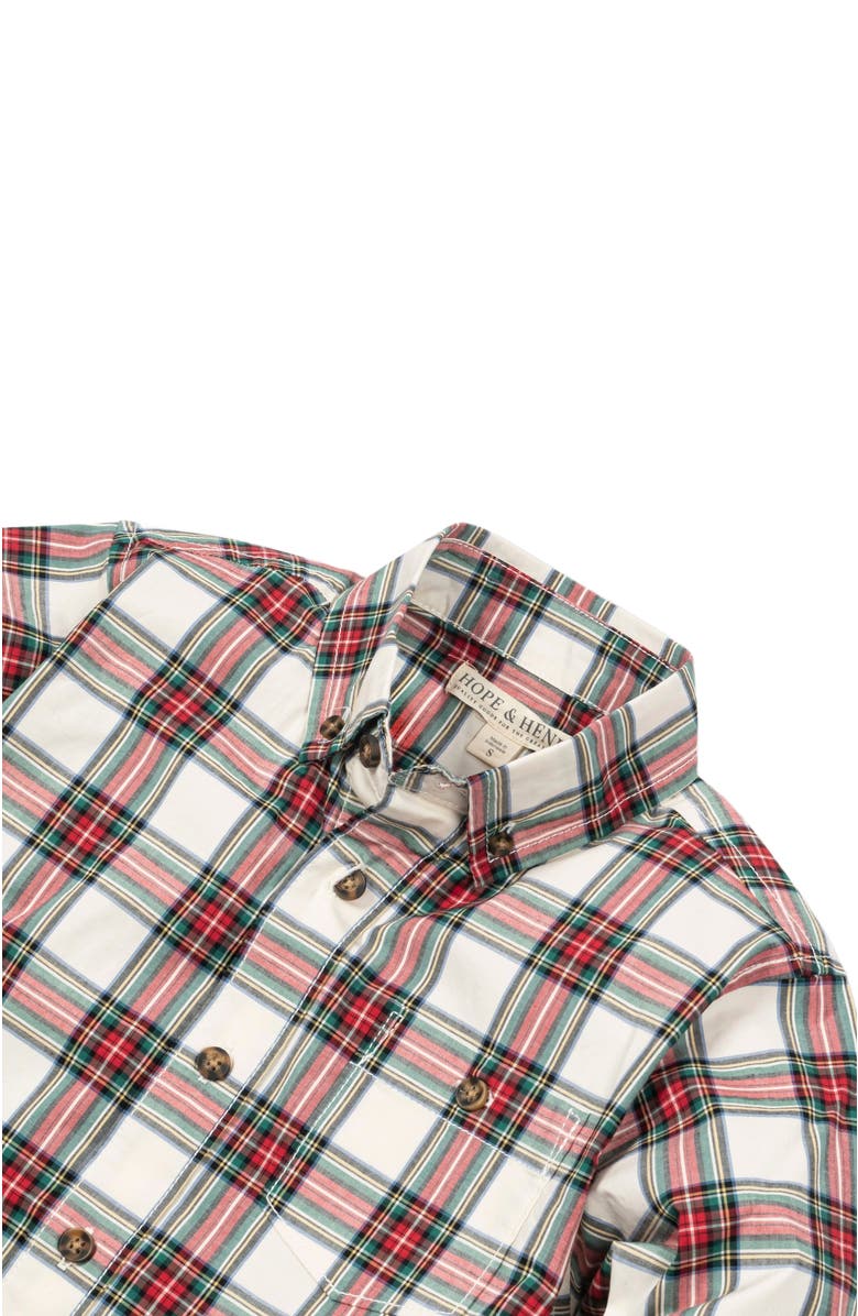 Hope & Henry Baby Boys' Stretch Poplin Button Down Shirt, Infant, Alternate, color,