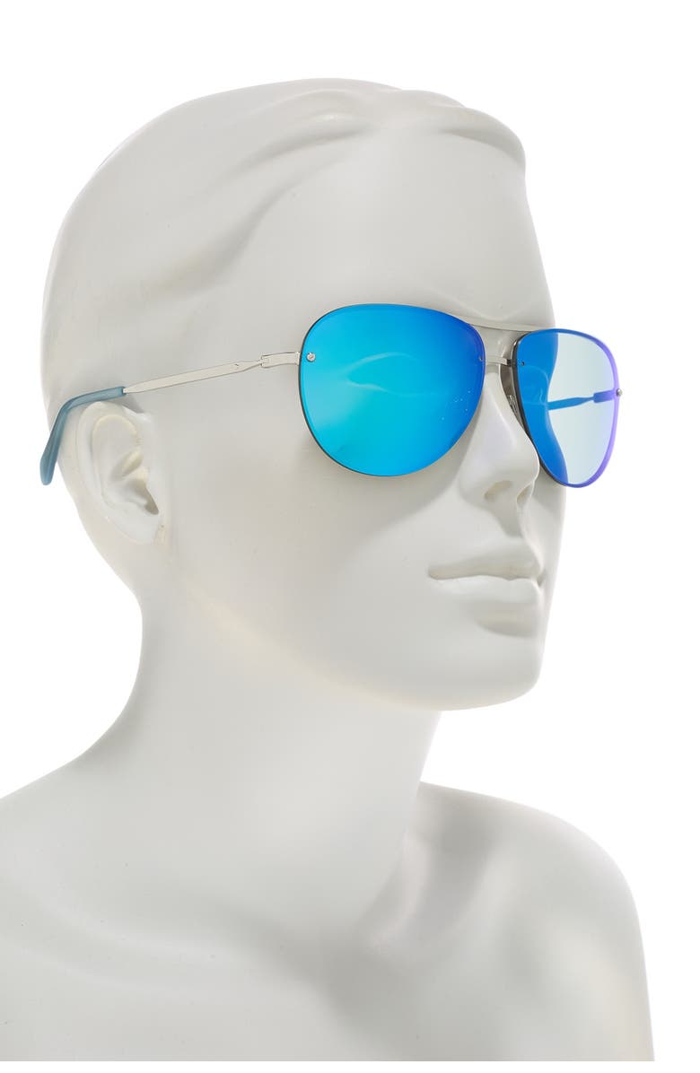 Fossil 62mm Top Bar Sunglasses, Alternate, color,