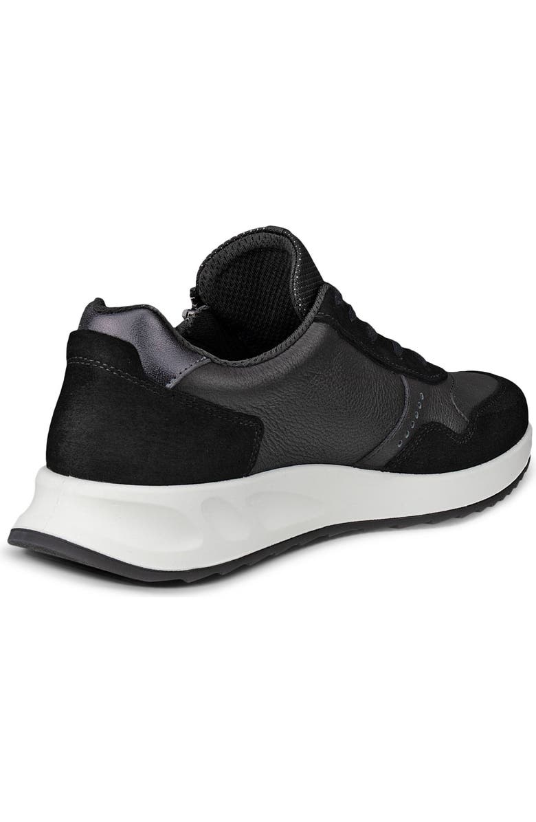 ECCO Low Top Sneaker, Alternate, color, Black/ Black/ Black