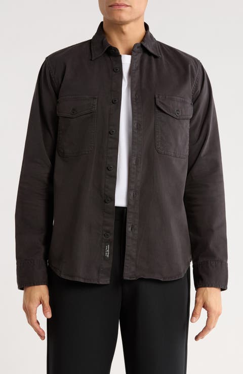 Jack Stretch Cotton Shirt Jacket