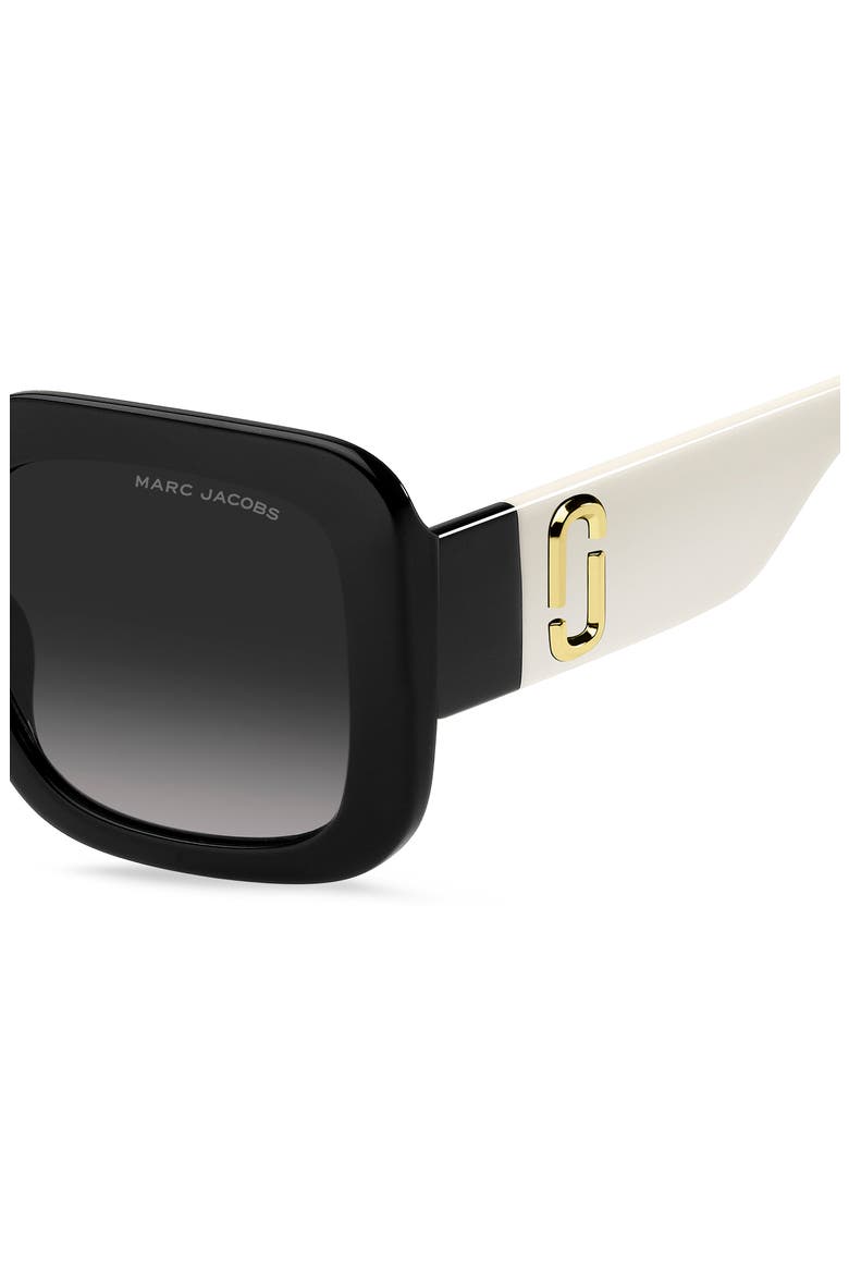 53mm Gradient Polarized Square Sunglasses, Alternate, color, 080S-9O