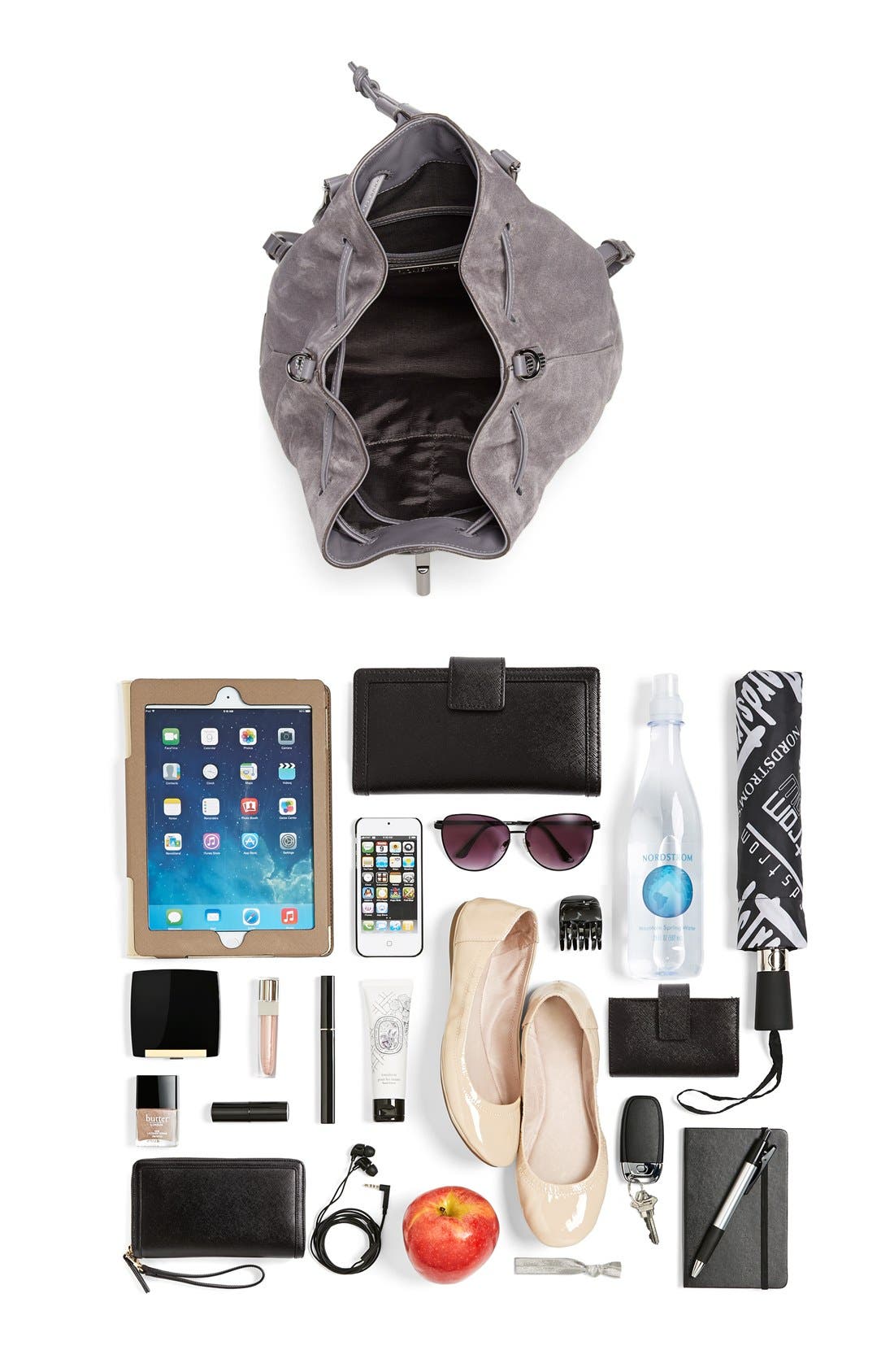 'Cynnie' Sling Backpack, Alternate, color, GREY