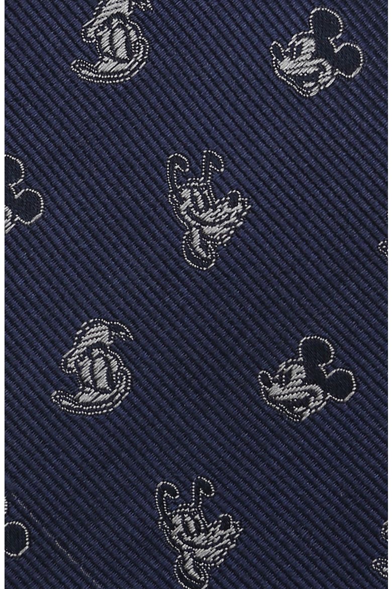 x Disney Mickey & Friends Silk Tie, Alternate, color, BLUE