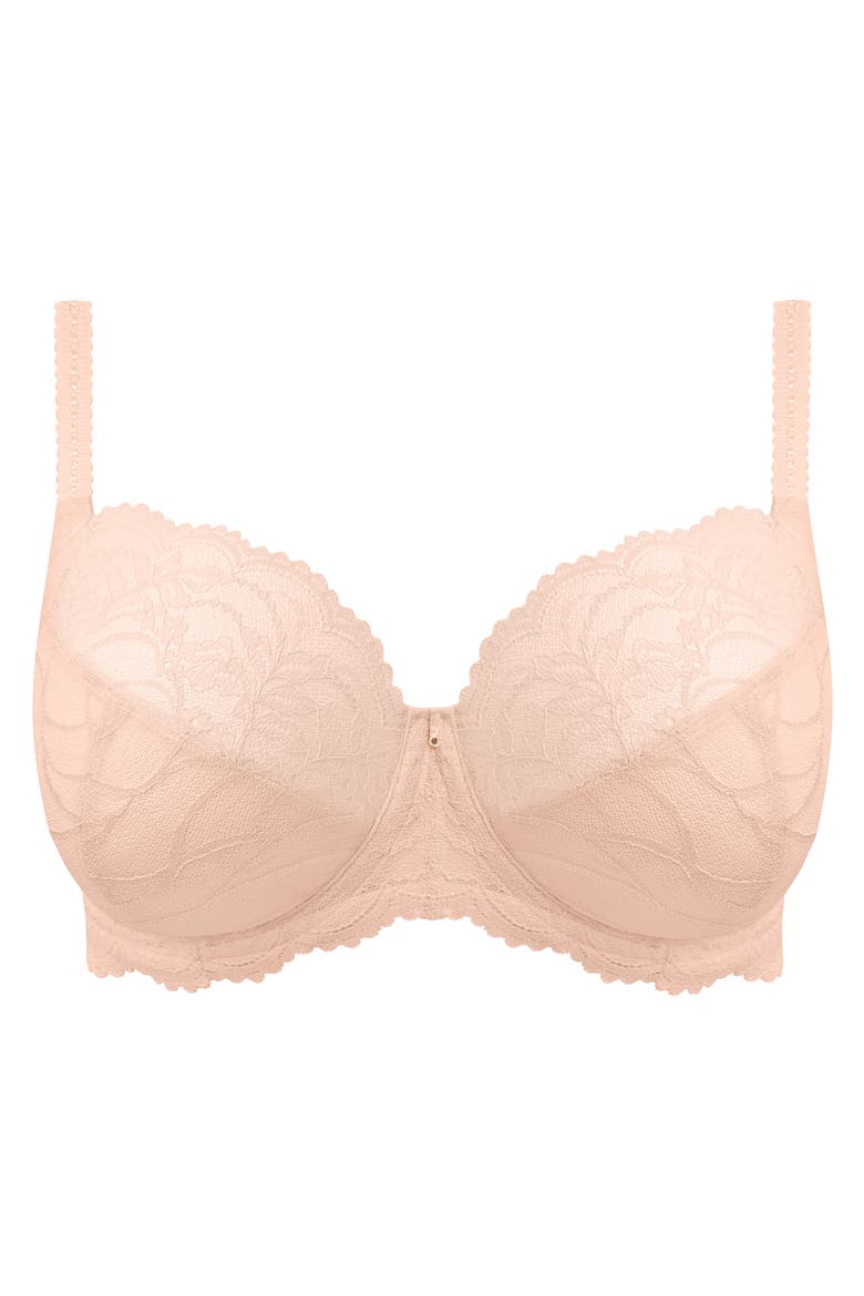 Cesile Underwire Side Support Bra, Alternate, color, PEACH SORBET