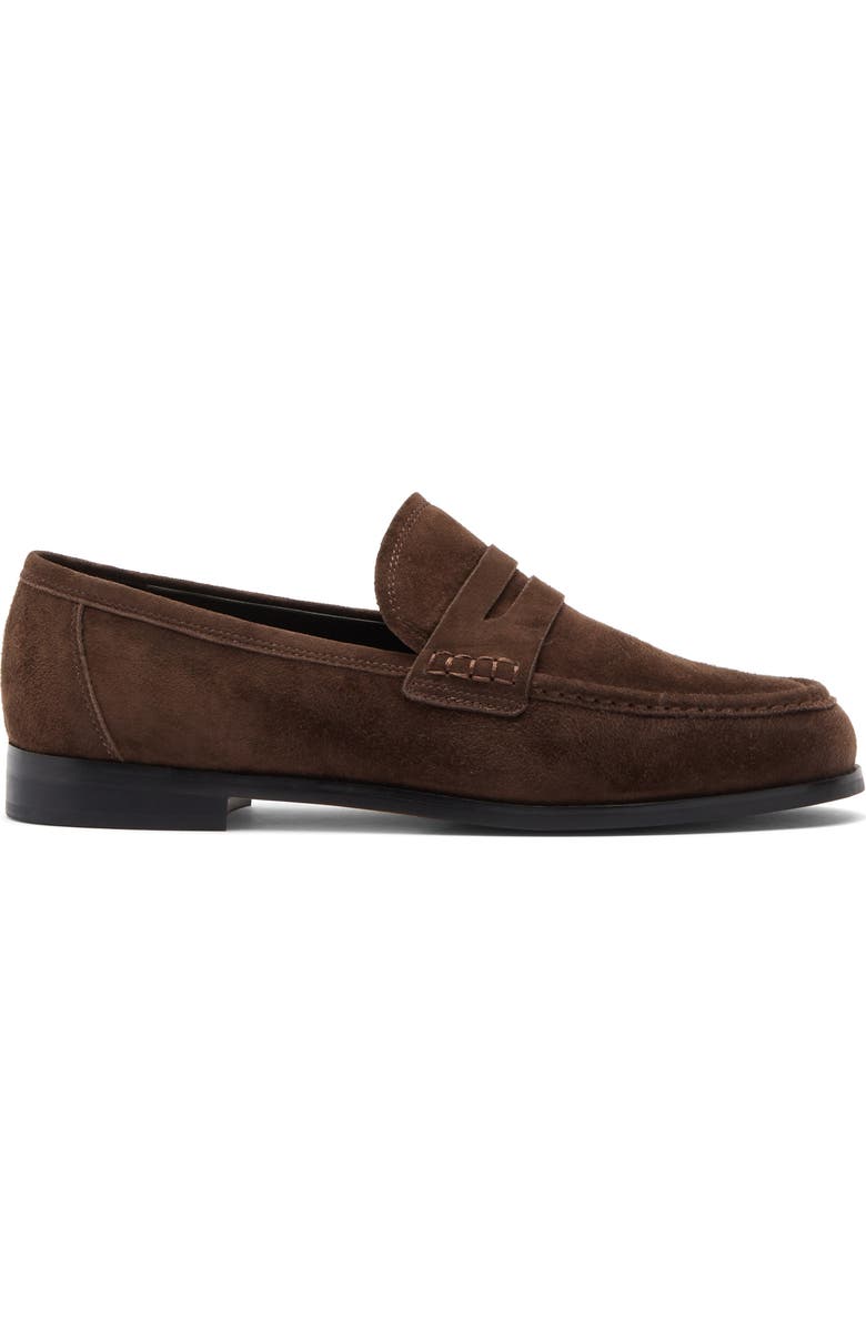 Tony Bianco Zac Penny Loafer, Alternate, color, Espresso Suede