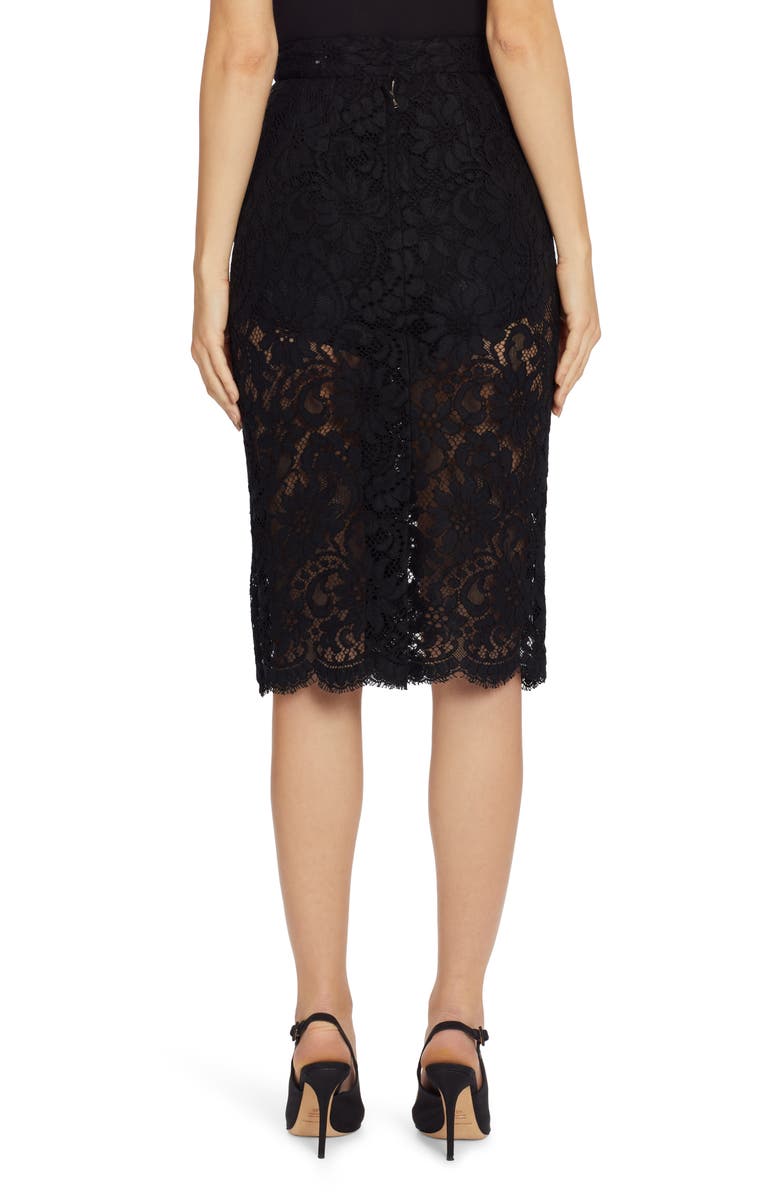 Dolce&Gabbana Lace Pencil Skirt, Alternate, color, 