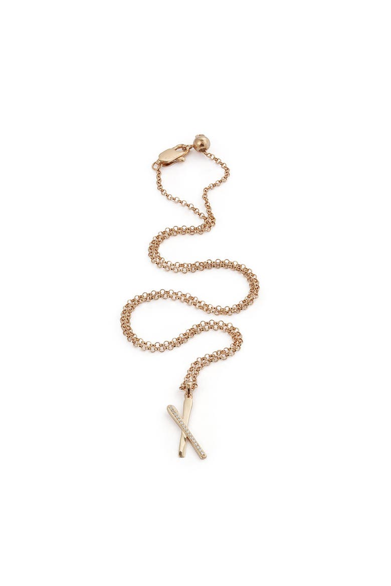 Snow Kiss Pendant Necklace, Alternate, color, Gold Vermeil