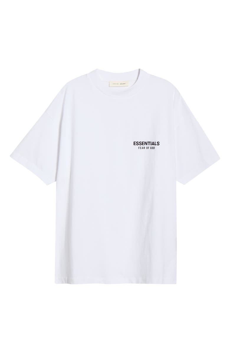 Fear of God Essentials Classic Fit Logo Graphic T-Shirt, Alternate, color, Bright White